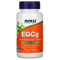Экстракт Зелёного Чая Нау Фудс (EGCg Green Tea Extract NOW Foods) 400 мг, 90 вегетарианских капсул