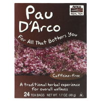 Пау Де Арко, Кора Муравьиного Дерева Чай (Pau D'Arco Tea), NOW Foods, 24 пакетика