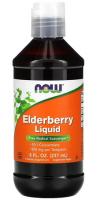 Жидкая бузина Нау Фудс (Liquid Elderberry Now Foods), 237 мл