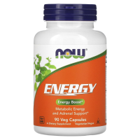 Заряд Энергии, Стимулятор Метаболизма (Energy), NOW Foods, 90 вегетарианских капсул