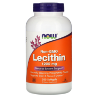 Лецитин (Lecithin) 1200 мг, Now Foods, 200 гелевых капсул