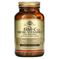 Эстер-С плюс витамин С Солгар 500 мг - 100 капсул (Ester-C plus 500 mg Vitamin C Solgar - 100 capsules)