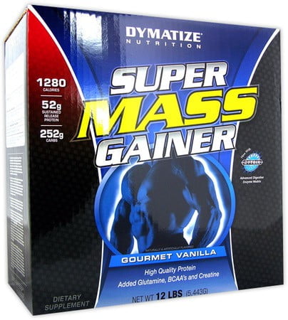 Dymatize Super Mass Gainer (Диматайз Супер Масс Гейнер) углеводно-белковый коктейль 5443г