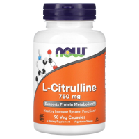 L-Цитруллин Нау Фудс (L-Citrulline Now Foods), 750 мг, 90 капсул