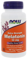 Мелатонин Нау Фудс (Melatonin Now Foods), 10 мг, 100 вегетарианских капсул
