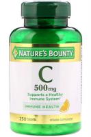 Витамин С 500 мг Натурес Баунти (Vitamin C 500 mg Nature's Bounty), 250 таблеток