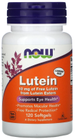 Лютеин Нау Фудс (Lutein Now Foods), 10 мг, 120 капсул