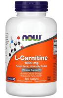 L-карнитин Нау Фудс (L-Carnitine NOW Foods), 1000 мг, 100 таблеток