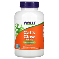 Кошачий Коготь (Cat's Claw) 500 мг, NOW Foods, 250 вегетарианских капсул