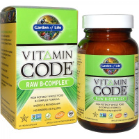 Витаминный код необработанный комплекс витаминов B (Vitamin Code Raw B-Complex), Garden of Life, 60 вегетарианских капсул