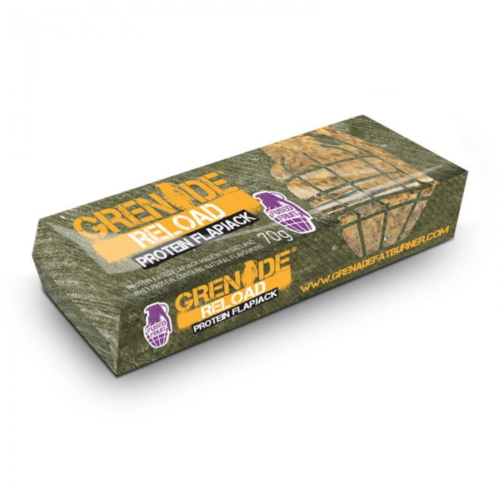 Grenade Reload Protein Flapjacks (Граната FlapJacks батончик на основе овсяных хлопьев)