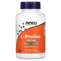 L-Пролин Нау Фудс (L-Proline Now Foods), 500 мг, 120 капсул