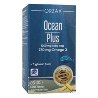 Рыбий жир Омега-3 (Ocean Plus fish oil Omega-3), ORZAX, 50 капсул