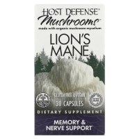 Ежовик гребенчатый (Mushrooms Lion's Mane) Fungi Perfecti Host Defense, 30 капсул