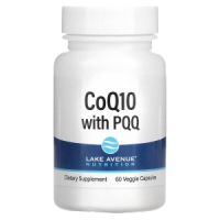 Коэнзим Q10 с PQQ (CoQ10 with PQQ) 100 мг, Lake Avenue Nutrition, 60 вегетарианских капсул