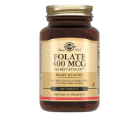 Фолат (Метафолин) Солгар 400 мкг (Folate Solgar 400 mcg) - 100 таблеток