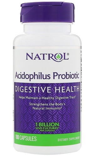 Acidophilus Natrol (Натрол), 100 капсул