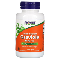 Гравиола Сметанное Яблоко Нау Фудс(Graviola NOW Foods) 1000 мг, 90 таблеток