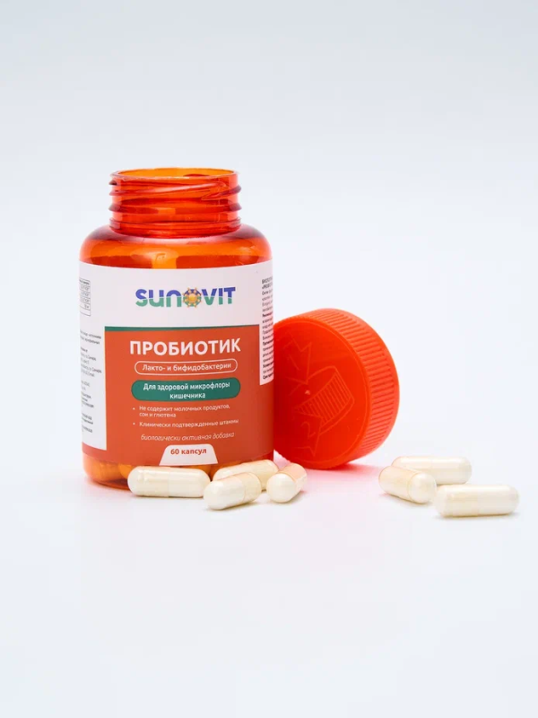 Здоровье кишечника с Sunovit Probio Fit: Как вернуть комфорт и уверенность