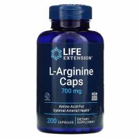 L-Аргинин (L-Arginine) 700 mg Life Extension, 200 вегетарианских капсул