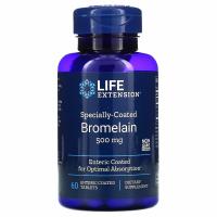 Бромелаин в специальной оболочке (Specially-Coated Bromelain) 500 mg Life Extension, 60 таблеток