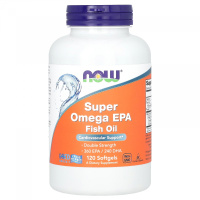 Суперомега с ЭПК, очищенная на молекулярном уровне Нау Фудс (Super Omega EPA Molecularly Distilled Now Foods), 240 капсул