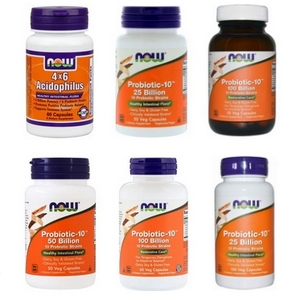 Популярные пробиотики от компании NOW Foods