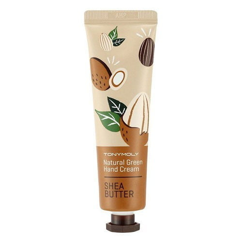 Крем для рук Natural Green Hand Cream - Shea Butter, Tony Moly