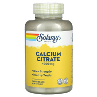 Цитрат кальция (Calcium Citrate) 1000 мг, Solaray, 120 вегетарианских капсул