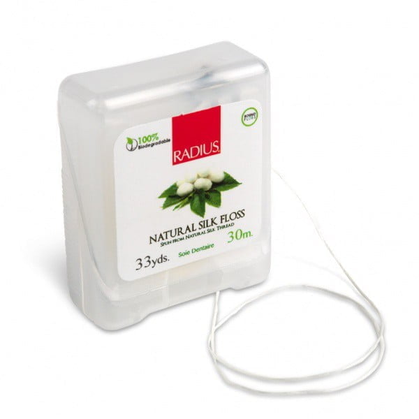 Зубная нить Floss Natural Biodegradable Silk, без вкуса