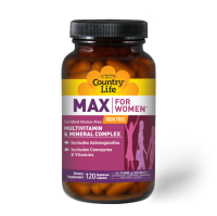 Мультивитаминный и мультиминеральный комплекс для женщин (Max for Women Multivitamin & Mineral Complex), Country Life, 120 вегетарианских капсул