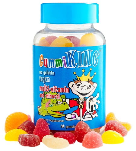 Gummi King Мультивитамины и минералы для детей, 60 жевательных мармеладок