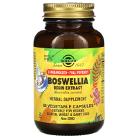 Экстракт смолы босвеллии Солар (Boswellia Resin Extract) Solgar, 60 вегетарианских капсул