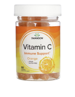 Витамин C (Vitamin C) апельсин, Swanson, 60 жевательных таблеток