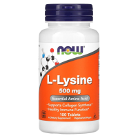 L-Лизин Нау Фудс (L-Lysine Now Foods), 500 мг, 100 таблеток