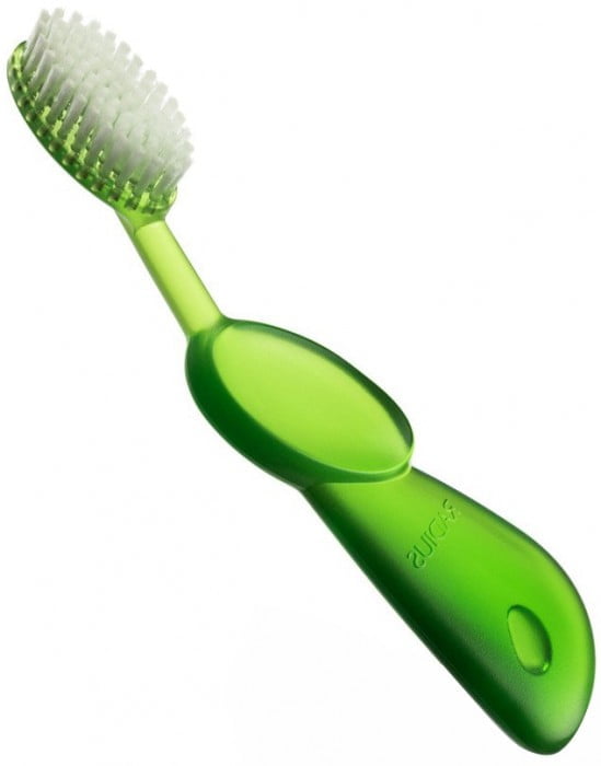 Зубная щетка для левшей Toothbrush Original, цвет зеленый