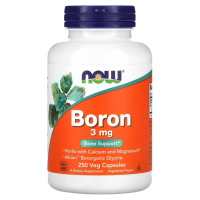 Бор (Boron) 3 мг, Now Foods, 250 капсул