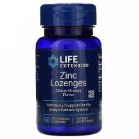 Пастилки с цинком(Zinc Lozenges) Life Extension, 60 леденцов