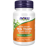 Силимарин Экстракт Расторопши Нау Фудс (Milk Thistle Silymarin NOW Foods) 300 мг  50 вегетарианских капсул