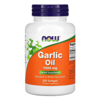 Чесночное масло (Garlic Oil), 1500 мг, 250 капсул
