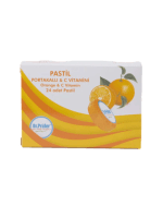 Пастилки апельсин и Витамин С (Pastil Portakalli & C Vitamini Orange & C Vitamin), Dr.Prufer, 24 таблетки для рассасывания