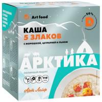 Каша 5 злаков Арктика с морошкой, цетрарией и льном, 10 порций по 30 г