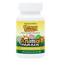 Animal Parade (Парад Зверят) Омега 3-6-9 Юниор (Omega 3-6-9 Junior) со вкусом лимона, 90 капсул