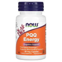 Пирролохинолинхинон 20 мг + Б-12 Метил 1000 мкг Нау Фудс(PQQ Energy NOW Foods) 30 вегетарианских капсул