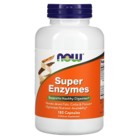 Суперферменты Нау Фудс (Super Enzymes Now Foods), 180 капсул