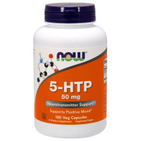 5-ГидроксиТриптофан (5-HTP) 50 мг, Now Foods, 180 вегетарианских капсул