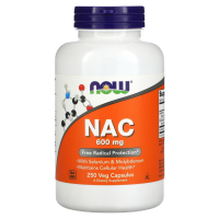 NAC Now Foods (N-ацетилцистеин Нау Фудс), 600 мг, 250 растительных капсул