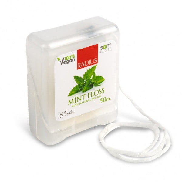 Зубная нить Vegan Xylitol Mint, со вкусом мяты