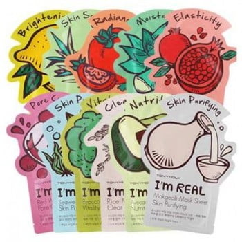 Тканевые маски I'm Real Mask Sheet Tony Moly, 21 мл