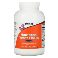 Дрожжевые Хлопья Питательные (Yeast Flakes), Now Foods, 284 грамма
